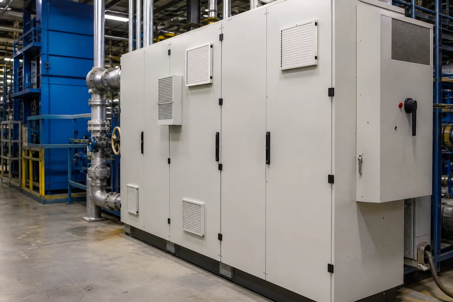 equipment enclosure and electrical-system application.