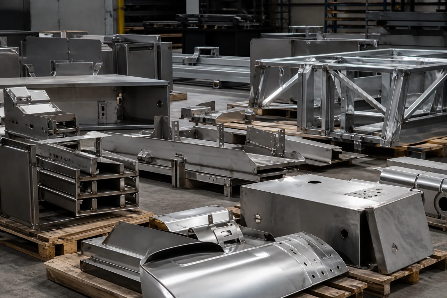 finished sheet metal parts and welded assemblies.