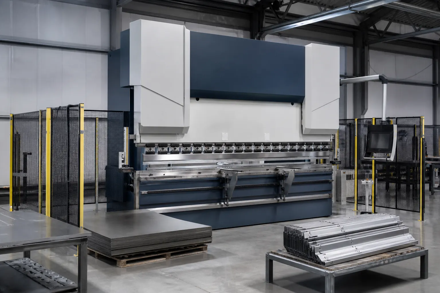 press brake equipment capability scene.