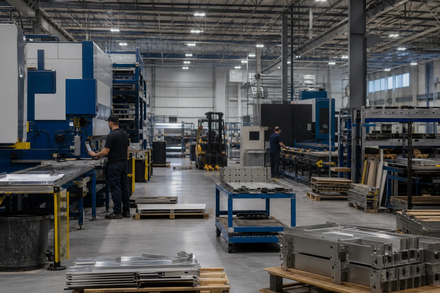 industrial project execution and manufacturing responsibility environment.