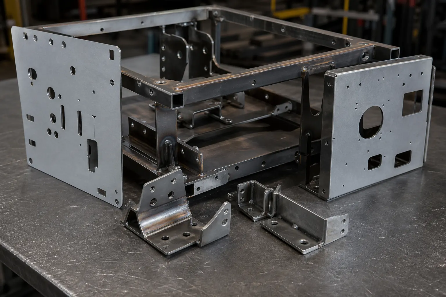 fabricated part and assembly detail.