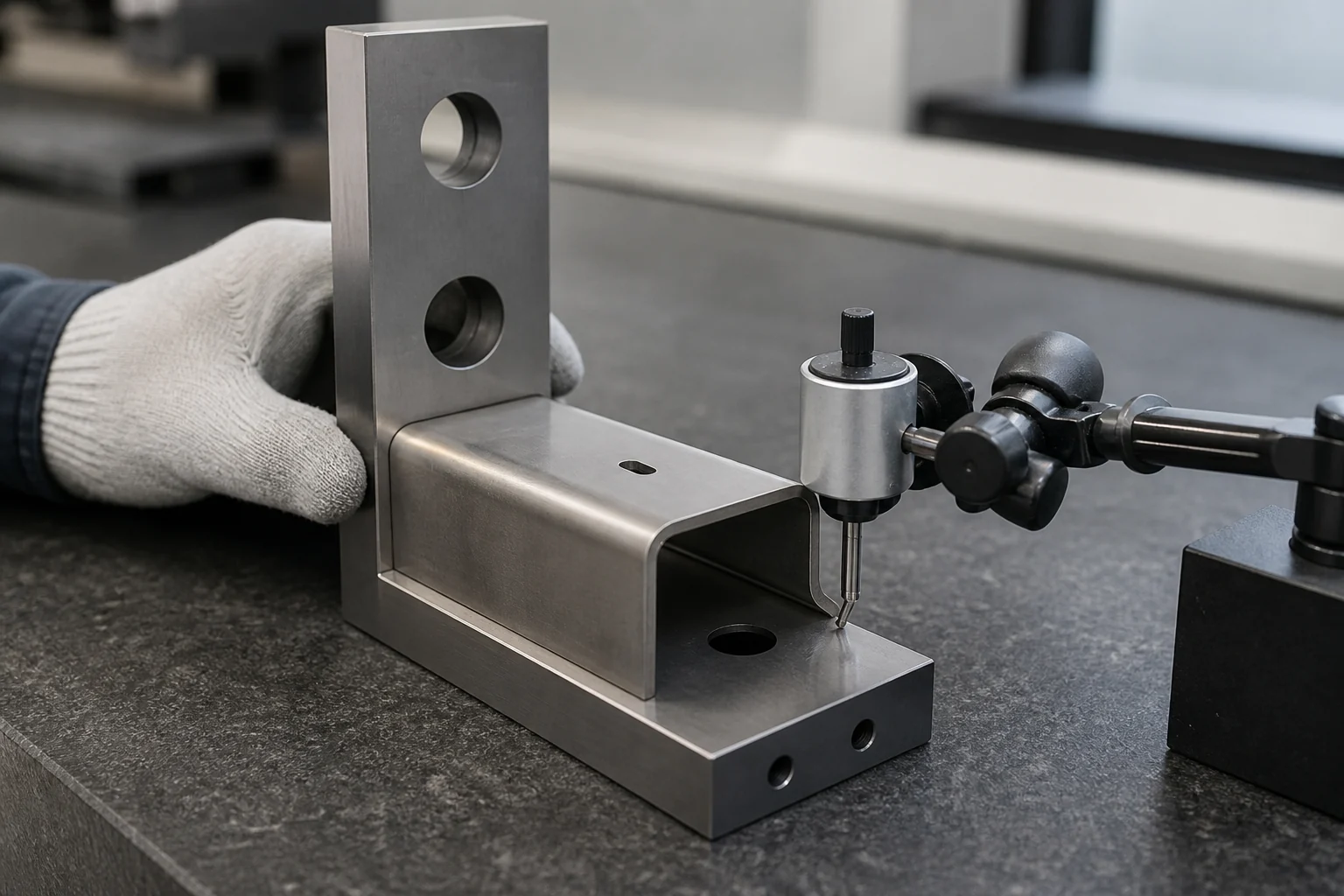 Geometry inspection of a formed sheet metal component