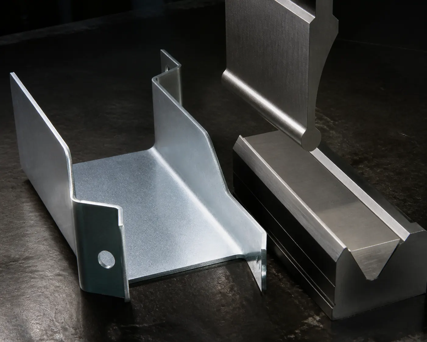 formed-part bending result.